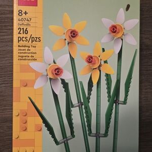 3 LEGO Flower Building Toy Sets